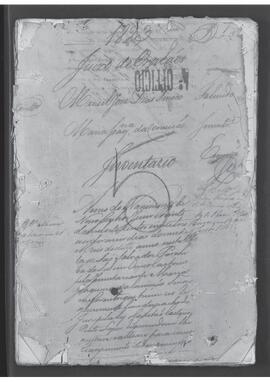 Casa da Suplicação do Brasil (1808-1833). Juízo de Órfãos da Villa de São Salvador Parahiba do Sul. Processo s/n° de Inventário.