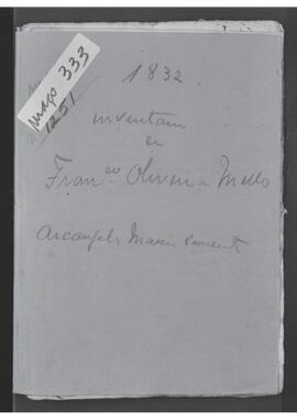 Casa da Suplicação do Brasil (1808-1833). Juízo de Órfãos da Villa de Nossa Senhora da Conceição de Angra dos Reis da Ilha Grande. Processo s/n° de Inventário.
