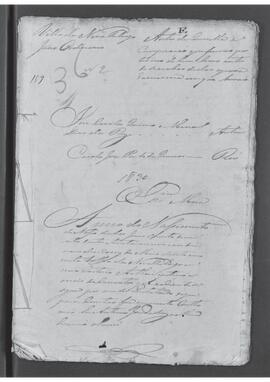 Casa da Suplicação do Brasil (1808-1833). Juízo Ordinário da Villa de Nova Friburgo. Processo s/n° de Auto de Querela.