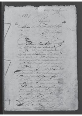 Casa da Suplicação do Brasil (1808-1833). Juízo Municipal da Villa de Nova Friburgo. Processo s/n° de Agravo.