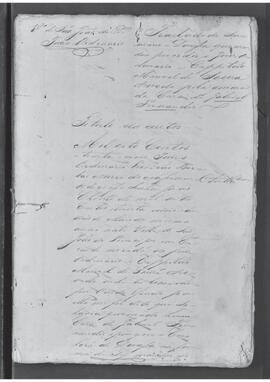 Casa da Suplicação do Brasil (1808-1833). Juízo Ordinário da Villa de São João do Príncipe. Processo s/n° de Devassa.