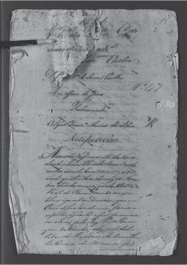 Casa da Suplicação do Brasil (1808-1833). Juízo da Provedoria da Villa Real da Praia Grande. Processo s/n° de Testamento.