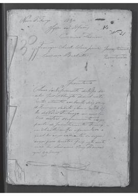 Casa da Suplicação do Brasil (1808-1833). Juízo de Órfãos da Villa de Nova Friburgo. Processo s/n° de Inventário.