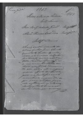 Casa da Suplicação do Brasil (1808-1833). Juízo de Fora da Villa Real da Praia Grande. Processo s/n° de Justificação de Dominio.