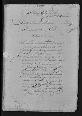 Casa da Suplicação do Brasil (1808-1833). Juízo Ordinário da Vila de São João do Príncipe. Processo s/n° de Embargo.