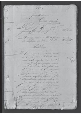 Casa da Suplicação do Brasil (1808-1833). Juízo Ordinário da Villa de São João do Príncipe. Processo s/n° de Inventário.
