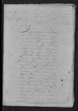 Casa da Suplicação do Brasil (1808-1833). Juízo Ordinário da Villa de São João do Príncipe. Processo s/n° de Sentença Cível de Assignação de Dez dias.