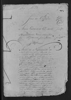 Casa da Suplicação do Brasil (1808-1833). Juízo de Órfãos da Villa de Nossa Senhora dos Remédios de Paraty. Processo s/n° de Justificação.