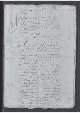 Casa da Suplicação do Brasil (1808-1833). Juízo Ordinário da Villa de Nova Friburgo.  Processo s/n° de Dez Dias.