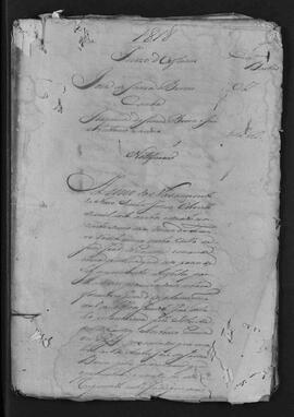 Casa da Suplicação do Brasil (1808-1833). Juízo de Órfãos da Villa de São João do Príncipe. Processo s/n° de Notificação.