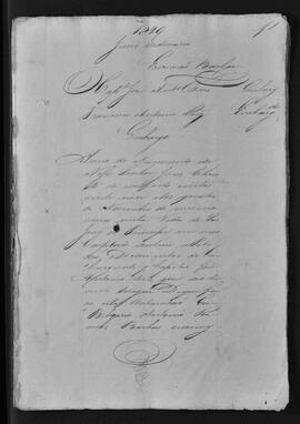 Casa da Suplicação do Brasil (1808-1833). Juízo Ordinário da Villa de São João do Príncipe. Processo s/n° de Embargos.