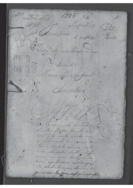 Casa da Suplicação do Brasil (1808-1833). Juízo da Provedoria do Rio de Janeiro.  Processo s/n° de Inventário.