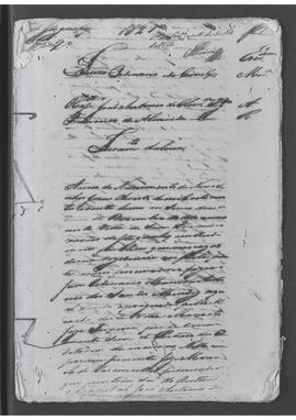 Casa da Suplicação do Brasil (1808-1833). Juízo Ordinário da Villa de São Francisco Xavier de Itaguahy. Processo s/n° de Juramento d' Alma.