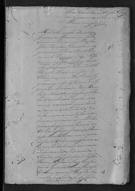 Casa da Suplicação do Brasil (1808-1833). Juízo das Medições da Villa de São João do Príncipe. Processo s/n° de Autos de Processo de Agravo Cível.