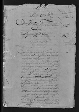 Casa da Suplicação do Brasil (1808-1833). Juízo Ordinário da Vila de São João do Príncipe. Processo s/n° de Líbelo Cível e Crime.