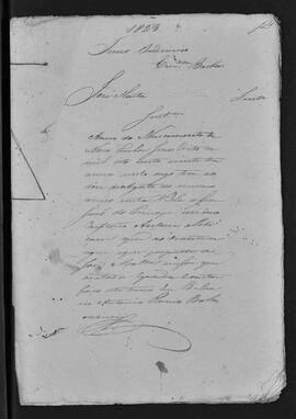 Casa da Suplicação do Brasil (1808-1833). Juízo Ordinário da Villa de São João do Príncipe. Processo s/n° de Justificação.