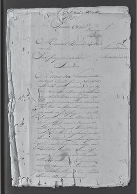 Casa da Suplicação do Brasil (1808-1833). Juízo Ordinário da Villa de São João do Príncipe. Processo s/n° de Inventário.