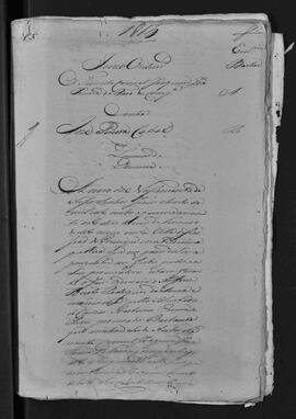 Casa da Suplicação do Brasil (1808-1833). Juízo Ordinário da Vila de São João do Príncipe. Processo s/n° de Louvação de Dízimos.