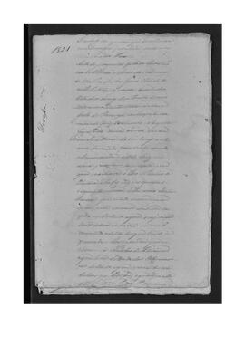 Casa da Suplicação do Brasil (1808-1833). Juízo Ordinário da Villa de São João do Príncipe. Processo s/n° de Devassa.