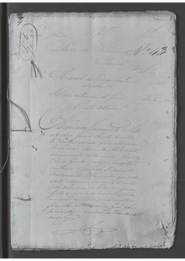 Casa da Suplicação do Brasil (1808-1833). Juízo da Provedoria da Villa Real da Praia Grande. Processo s/n° de Testamento.