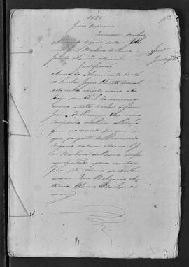 Casa da Suplicação do Brasil (1808-1833). Juízo Ordinário da Villa de São João do Príncipe. Processo s/n° de Justificação.