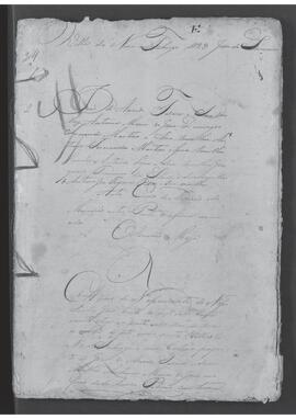 Casa da Suplicação do Brasil (1808-1833). Juízo das Sesmarias da Villa de Nova Friburgo. Processo s/n° de Medição de Terras.