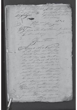 Casa da Suplicação do Brasil (1808-1833). Juízo de Órfãos da Villa de Nova Friburgo. Processo s/n° de Inventário