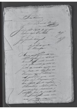 Casa da Suplicação do Brasil (1808-1833). Juízo Ordinário da Villa de São João do Príncipe. Processo s/n° de Agravo.