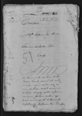 Casa da Suplicação do Brasil (1808-1833). Juízo de Fora do Rio de Janeiro. Processo s/n° de Conta...