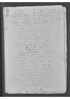 Casa da Suplicação do Brasil (1808-1833). Juízo de Órfãos da Villa de São João do Príncipe. Processo s/n° de Inventário.
