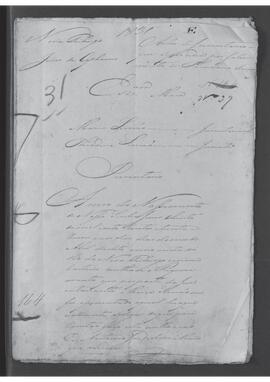 Casa da Suplicação do Brasil (1808-1833). Juízo de Órfãos da Villa de Nova Friburgo. Processo s/n° de Inventário.