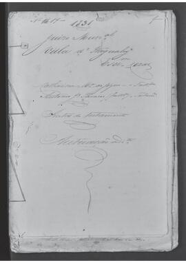 Casa da Suplicação do Brasil (1808-1833). Juízo Municipal da Villa de São Francisco Xavier de Itaguahy. Processo s/n° de Testamento.