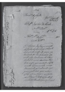 Casa da Suplicação do Brasil (1808-1833). Juízo da Provedoria da Freguesia de São Gonçalo. Processo s/n° de Conta de Testamento.