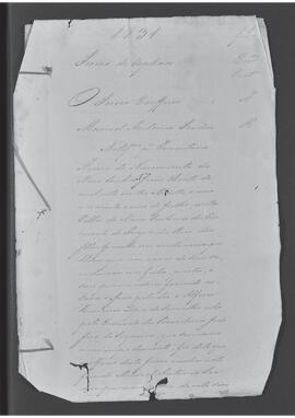 Casa da Suplicação do Brasil (1808-1833). Juízo de Órfãos da Villa de Nossa Senhora da Conceição de Angra dos Reis da Ilha Grande. Processo s/n° de Notificação para Inventário.