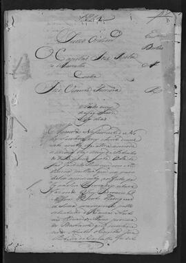 Casa da Suplicação do Brasil (1808-1833). Juízo Ordinário da Villa de São João do Príncipe. Processo s/n° Autos Cíveis de Assignação de Dez dias.