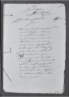 Casa da Suplicação do Brasil (1808-1833). Juízo de Órfãos da Villa de São João do Príncipe. Processo s/n° de Justificação.