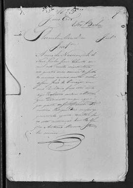 Casa da Suplicação do Brasil (1808-1833). Juízo Ordinário da Villa de São João do Príncipe. Processo s/n° de Justificação.