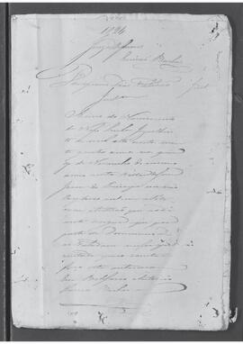 Casa da Suplicação do Brasil (1808-1833). Juízo de Órfãos da Vila de São João do Príncipe. Processo s/n° de Justificação.