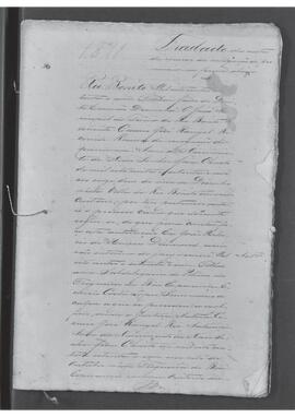 Casa da Suplicação do Brasil (1808-1833). Juízo de Direito da Villa do Rio Bonito. Processo s/n° de Translado dos Autos de Recursos de Revogação.