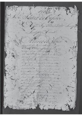 Casa da Suplicação do Brasil (1808-1833). Juízo de Órfãos da Villa de Nossa Senhora da Conceição de Campos Alegre de Resende. Processo s/n° de Justificação Cível.