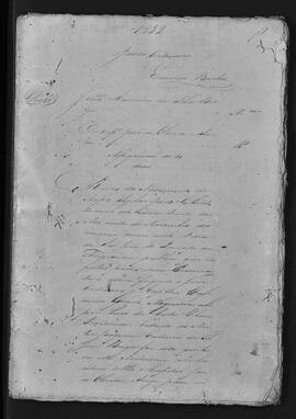 Casa da Suplicação do Brasil (1808-1833). Juízo Ordinário da Vila de São João do Príncipe. Processo s/n° de Assignação de Dez Dias.