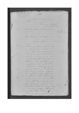 Casa da Suplicação do Brasil (1808-1833). Juízo Ordinário da Villa de São João do Príncipe. Processo s/n° de Autos de Requerimentos.