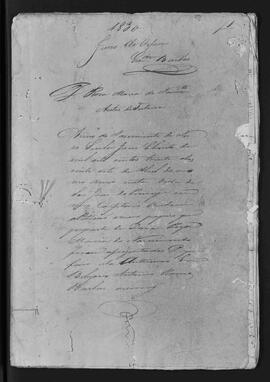 Casa da Suplicação do Brasil (1808-1833). Juízo de Órfãos da Villa de São João do Príncipe. Processo s/n° de Tutela.