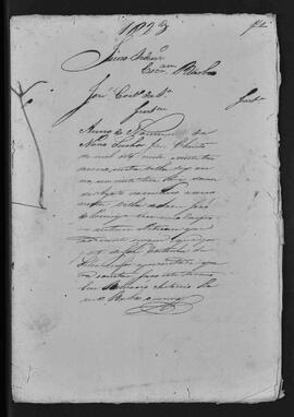 Casa da Suplicação do Brasil (1808-1833). Juízo Ordinário da Villa de São João do Príncipe. Processo s/n° de Justificação.