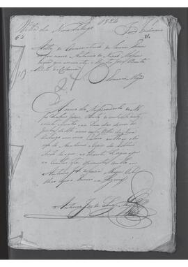 Casa da Suplicação do Brasil (1808-1833). Juízo Ordinário da Villa de Nova Friburgo. Processo s/n° de Arrematação de Escravo.