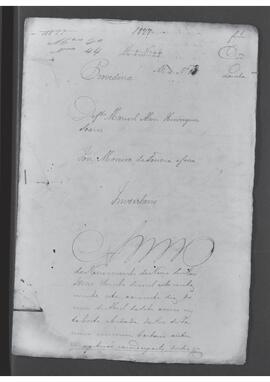 Casa da Suplicação do Brasil (1808-1833). Juízo da Provedoria do Rio de Janeiro. Processo s/n° de Inventário.