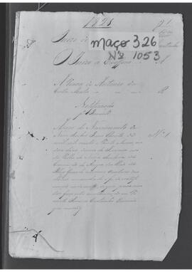 Casa da Suplicação do Brasil (1808-1833). Juízo de Órfãos da Villa de Nossa Senhora da Conceição de Angra dos Reis da Ilha Grande. Processo s/n° de Notificação para Inventário.