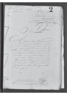 Casa da Suplicação do Brasil (1808-1833). Juízo Ordinário da Villa da Nova Friburgo. Processo s/n° de Arrematação de escravos.