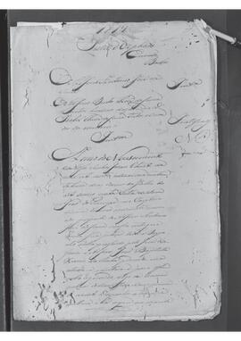 Casa da Suplicação do Brasil (1808-1833). Juízo de Órfãos da Villa de São João do Príncipe. Processo s/n° de Justificação.