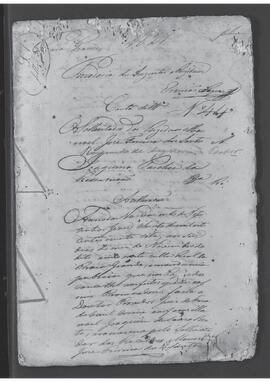 Casa da Suplicação do Brasil (1808-1833). Juízo da Provedoria de Villa Real de Praia Grande. Processo s/n° de Contas de Testamento.